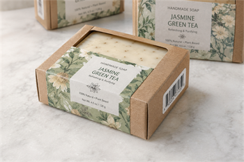 handmade soap with barcodes χειροποίητο σαπούνι με barcodes