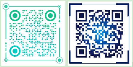qr code with frames QR κώδικας με πλαίσια