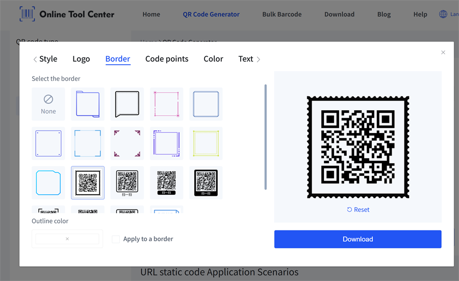 add frame for qr code προσθέστε πλαίσιο για QR κώδικα