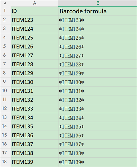 asset id excel id περιουσιακού στοιχείου excel