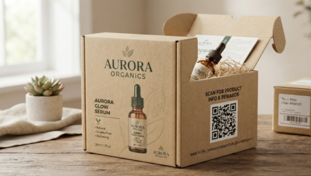 qr code on product packagi Κωδικός qr στη συσκευασία προϊόντος