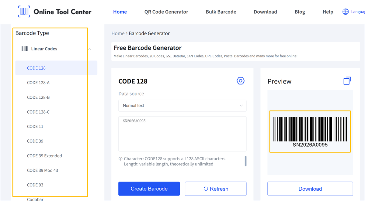 erate code128 barcode Erate κωδικός 128 barcode