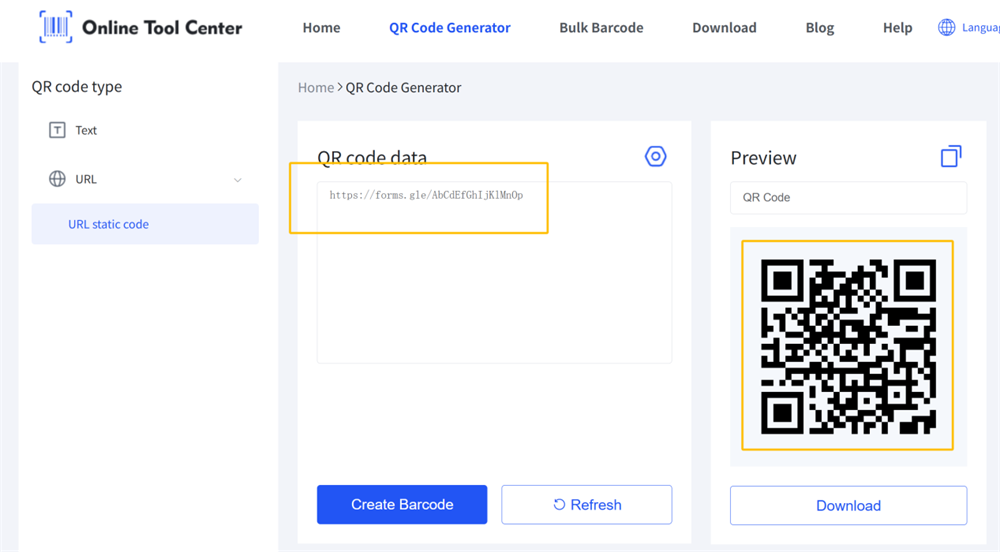 make qr code for registration form Κάντε QR κωδικό για την φόρμα εγγραφής