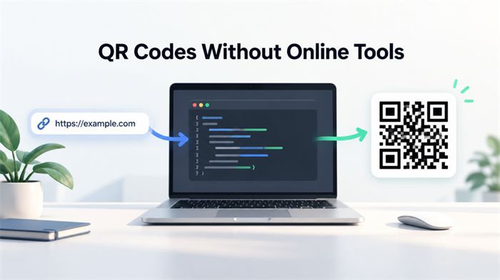 Create a QR Code without online tools Δημιουργία QR κώδικα χωρίς online εργαλεία