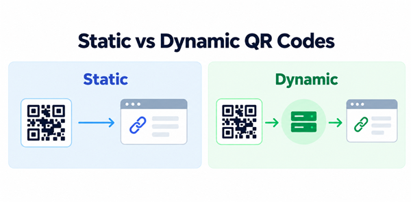 Static vs Dynamic QR Codes Στατικοί vs Δυναμικοί QR Κωδικοί